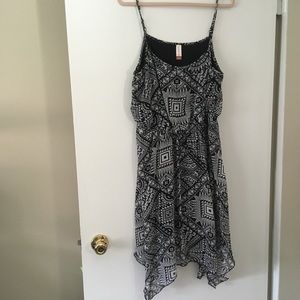 Blank and White Tribal Dress